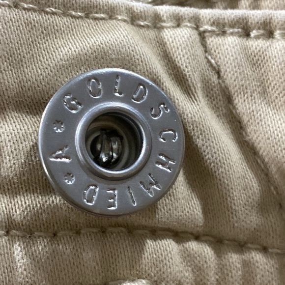 AG Adriano Goldschmied Slim Straight Khaki 5 Pkt Style Canvas Pants size 30 - Picture 10 of 12